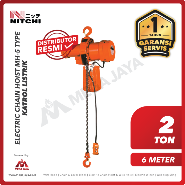 Jual Nitchi Electric Chain Hoist Mh Ton Kuat Dan Bergaransi