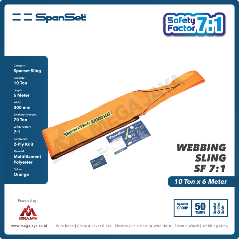 Dapatkan Produk Web Sling Spanset Ply T X M Orange Harga