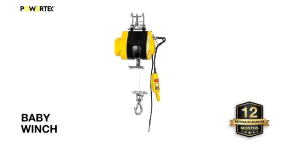 mini electric winch powertec