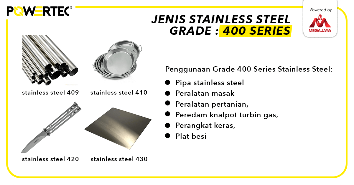 Mengenal Jenis-jenis Stainless Steel Grade: 200, 300, 400 Series