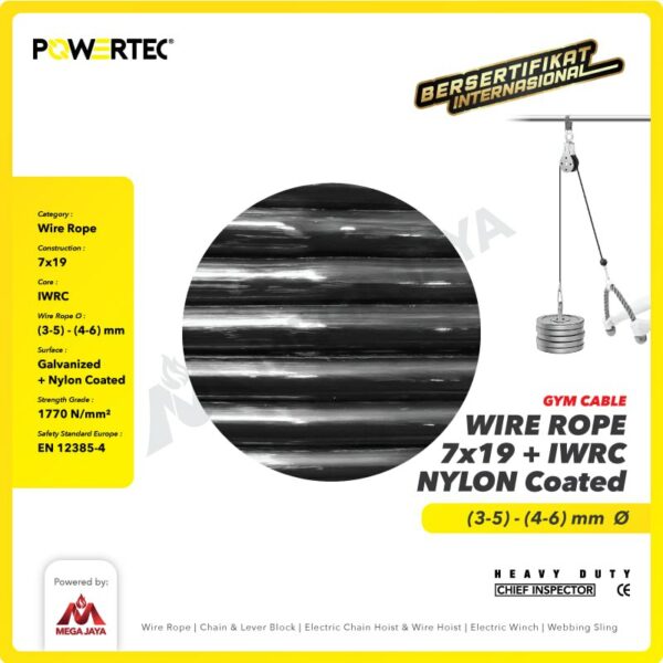 Wire Rope PVC Seling Fitness