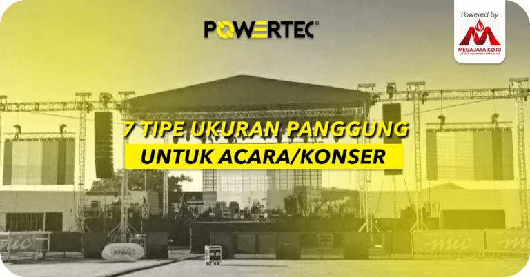 7 Tipe Ukuran Panggung Rigging Untuk Acara Maupun Konser