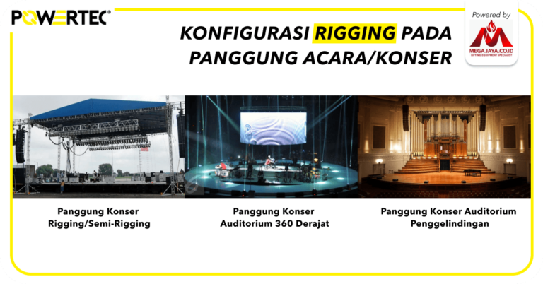 7 Tipe Ukuran Panggung Rigging Untuk Acara Maupun Konser