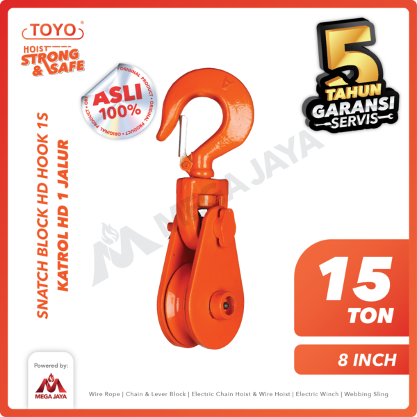 Snatch-Block-HD-Hook-15-TOYO-15-Ton-8-inch-I