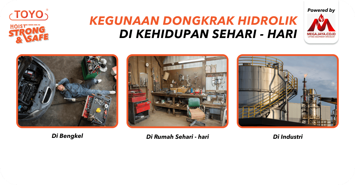 kegunaan dongkrak hidrolik