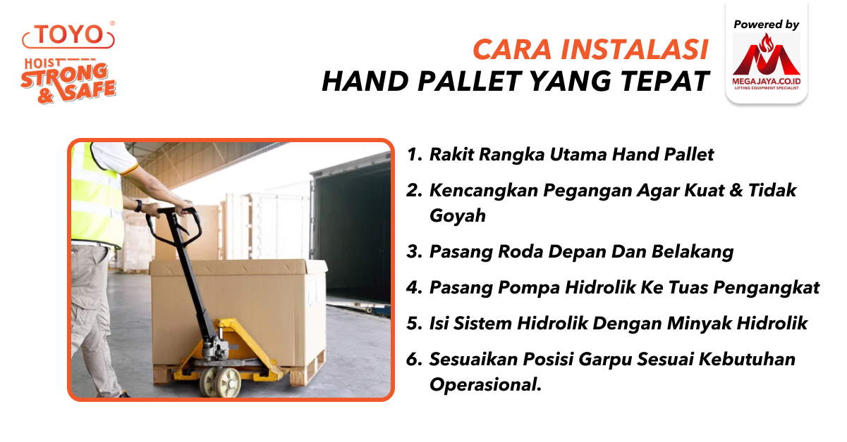 instalasi hand pallet