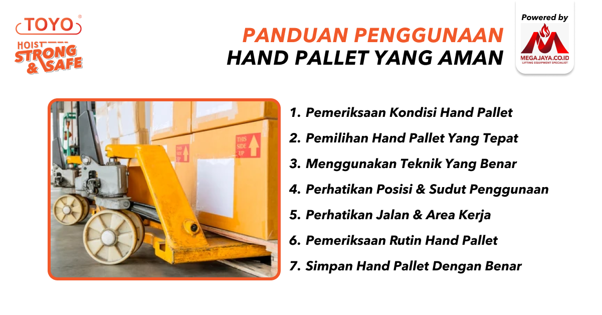 penggunaan hand pallet