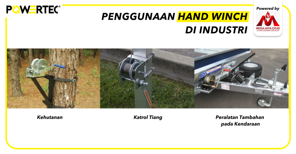 Penggunaan Hand Winch di Industri