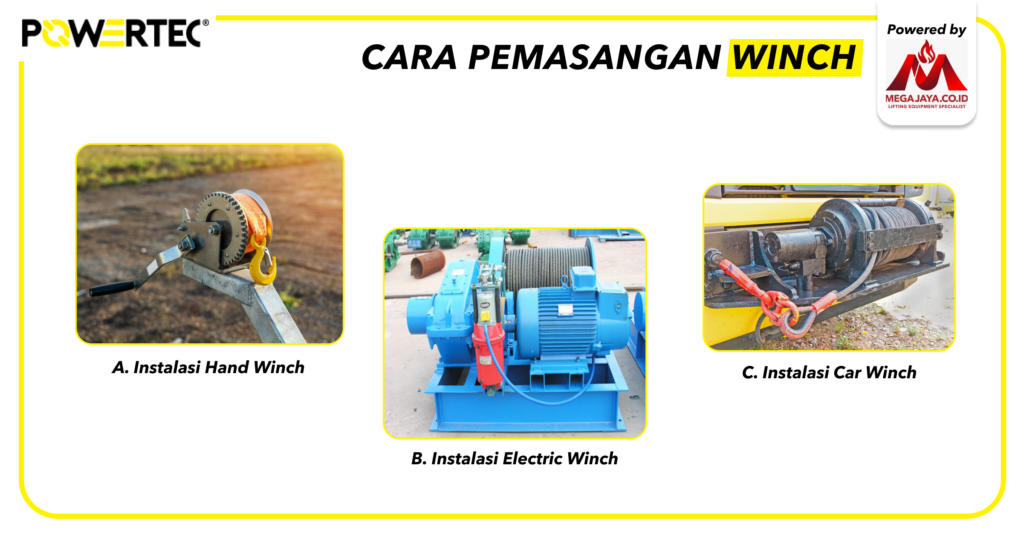 Cara Pemasangan/instalasi Winch